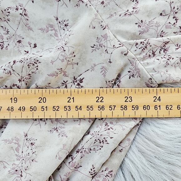 Perfectly Priscilla Plus Size 3XL Floral Smocked Blouse Cottagecore Peplum Top - Picture 11 of 12